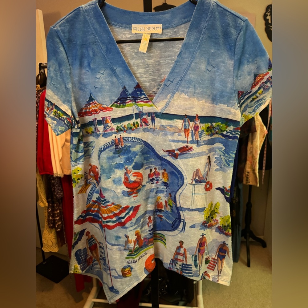 VTG Ellen Negley Art & Sol Top